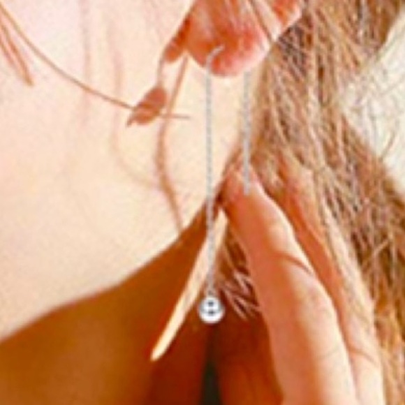 Queen Bee Boutique Jewelry - 🆕NIP: 925 Ball Bead Dangle Threader Earrings
